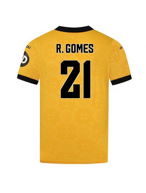 Wolves Rodrigo Gomes #21 Heimtrikot 2025-26 Kurzarm Wolves Rodrigo Gomes #21 Heimtrikot 2025-26 Kurzarm